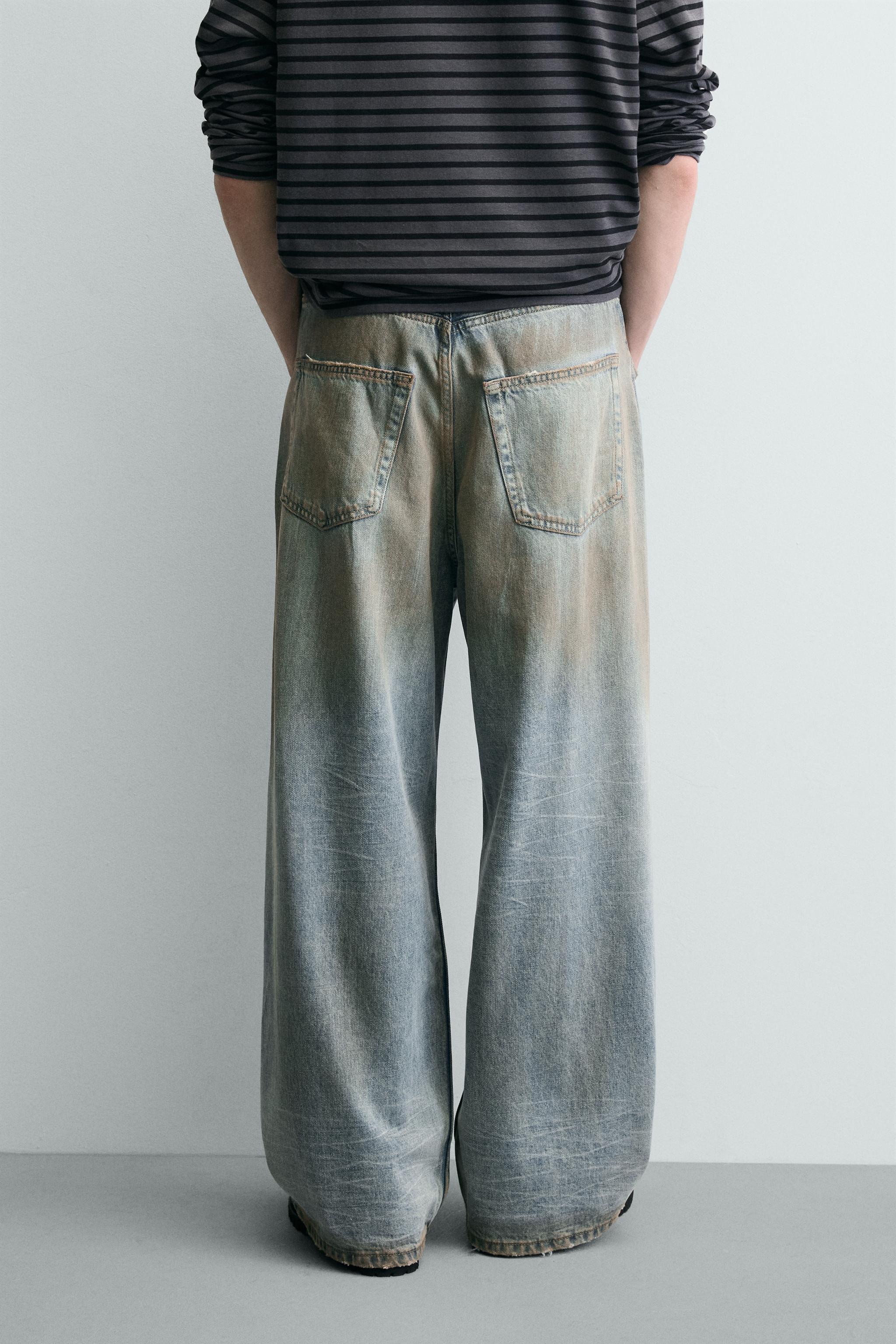 VINTAGE WASH BAGGY FIT JEANS